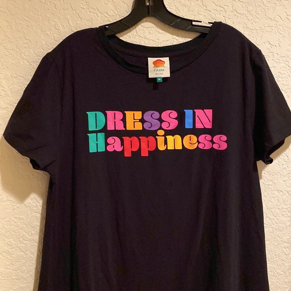Farm Rio Dress In Happiness T-Shirt Dress - Picture 4 of 5